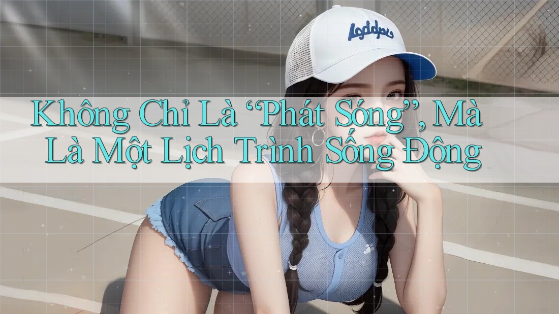 Không Chỉ Là “Phát Sóng”, Mà Là Một Lịch Trình Sống Động