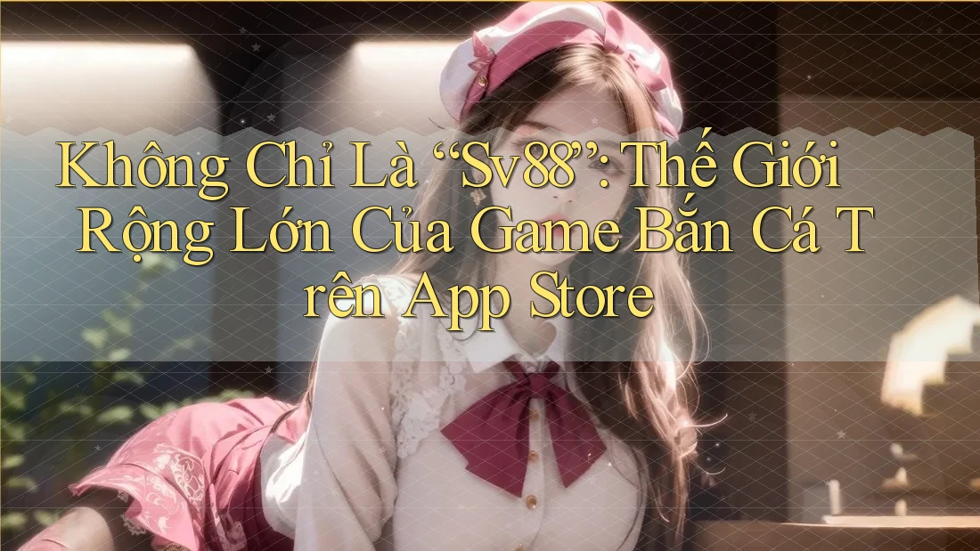 Không Chỉ Là “Sv88”: Thế Giới Rộng Lớn Của Game Bắn Cá Trên App Store