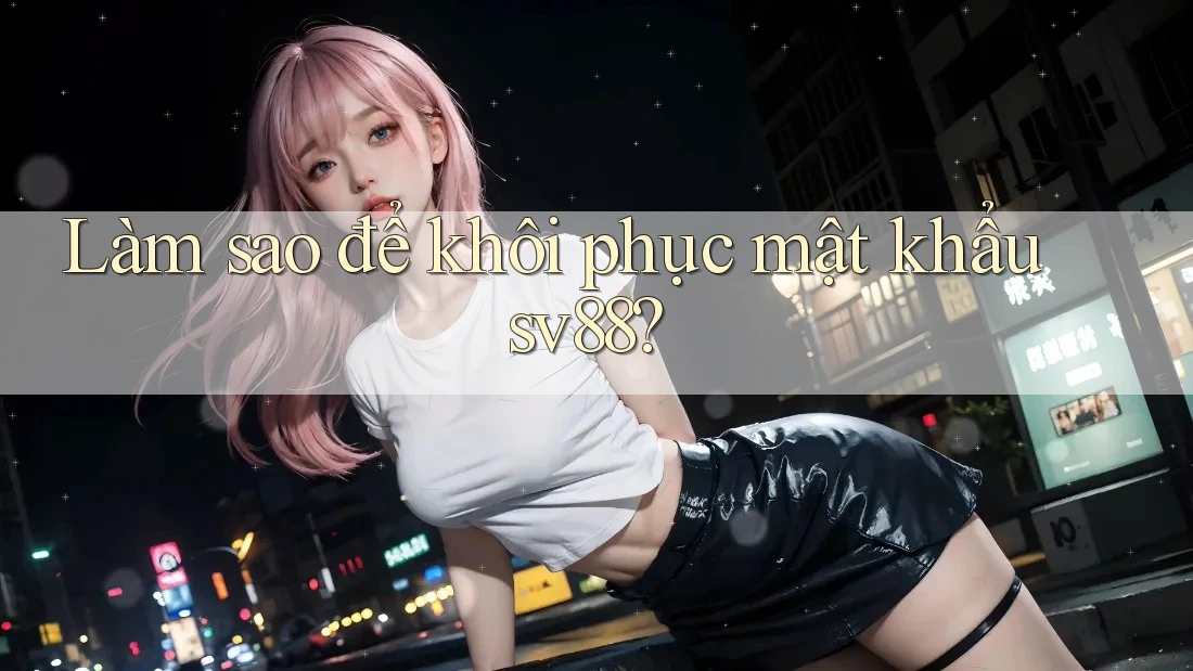 Làm sao để khôi phục mật khẩu sv88?