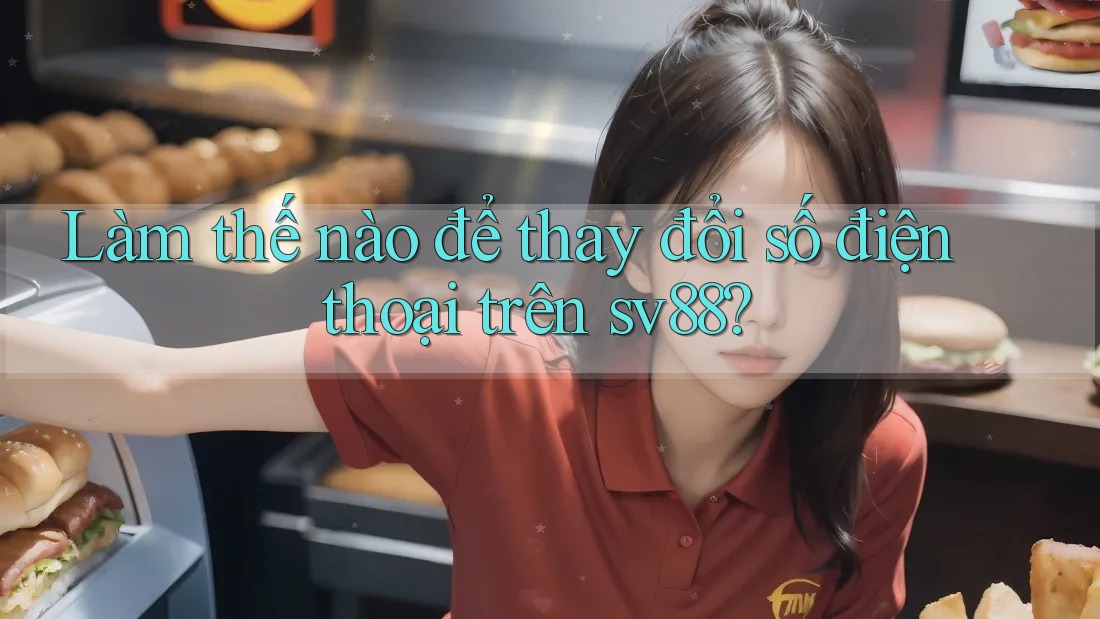 Làm thế nào để thay đổi số điện thoại trên sv88?