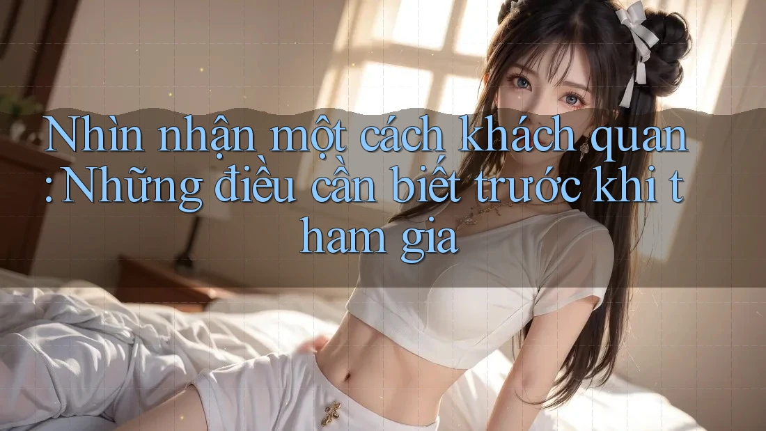 Nhìn nhận một cách khách quan: Những điều cần biết trước khi tham gia