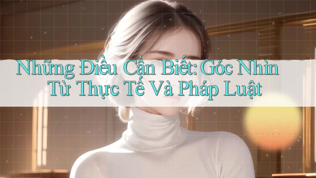 Những Điều Cần Biết: Góc Nhìn Từ Thực Tế Và Pháp Luật
