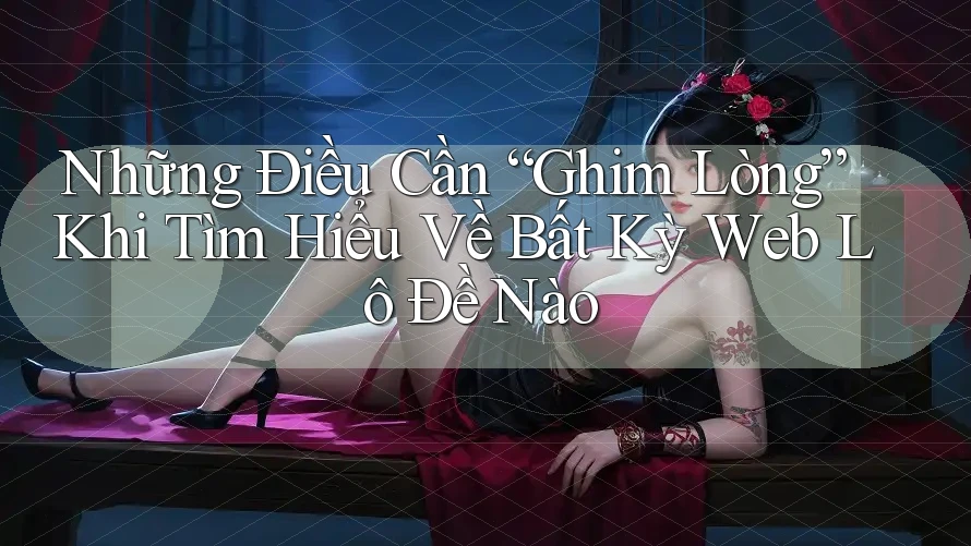 Những Điều Cần “Ghim Lòng” Khi Tìm Hiểu Về Bất Kỳ Web Lô Đề Nào