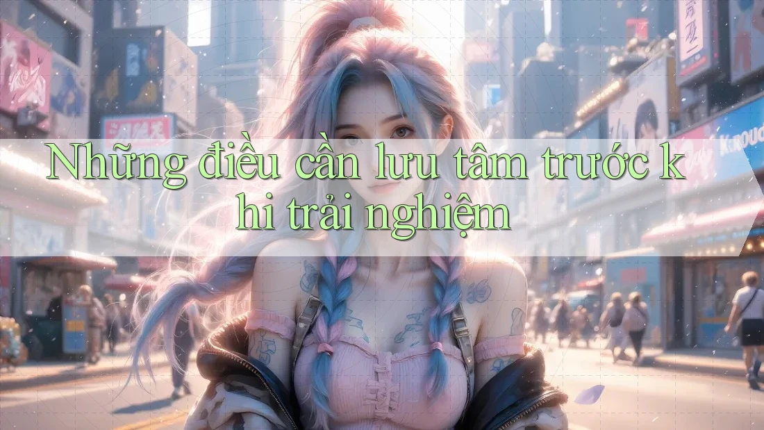 Những điều cần lưu tâm trước khi trải nghiệm Những điều cần lưu tâm trước khi trải nghiệm