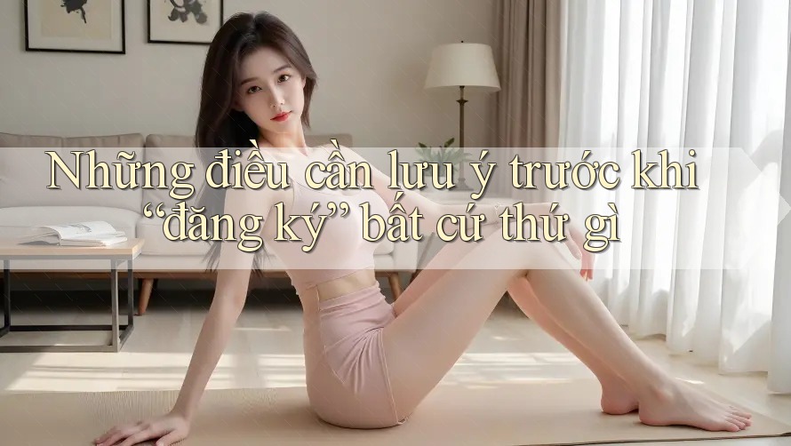 Những điều cần lưu ý trước khi “đăng ký” bất cứ thứ gì Những điều cần lưu ý trước khi “đăng ký” bất cứ thứ gì