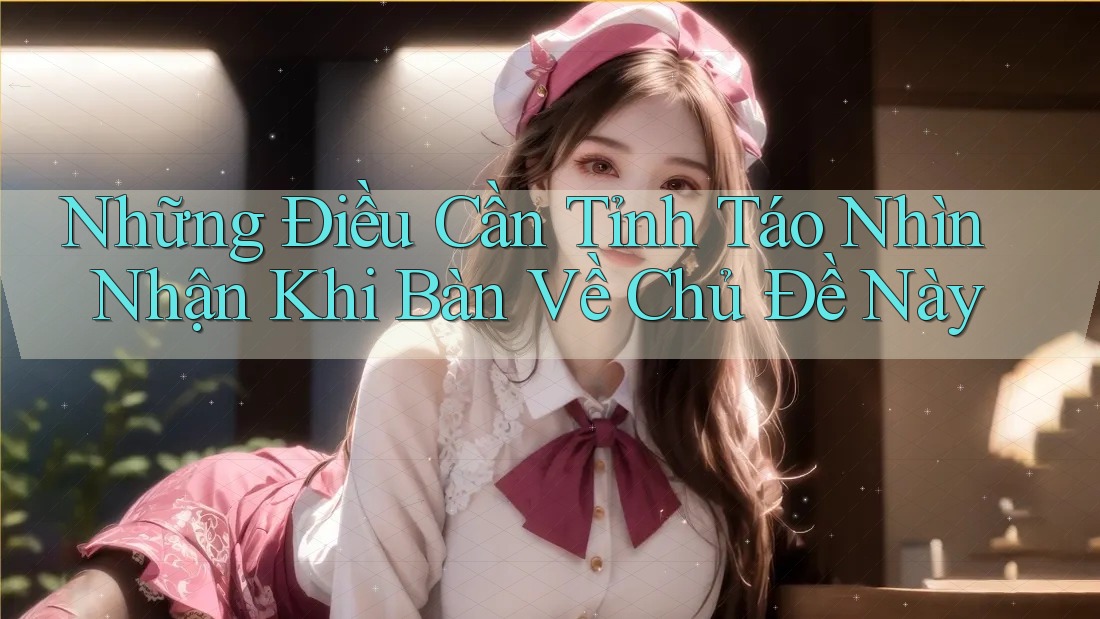 Những Điều Cần Tỉnh Táo Nhìn Nhận Khi Bàn Về Chủ Đề Này Những Điều Cần Tỉnh Táo Nhìn Nhận Khi Bàn Về Chủ Đề Này