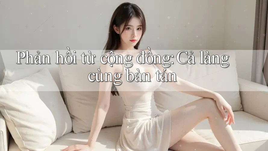 Phản hồi từ cộng đồng: Cả làng cùng bàn tán