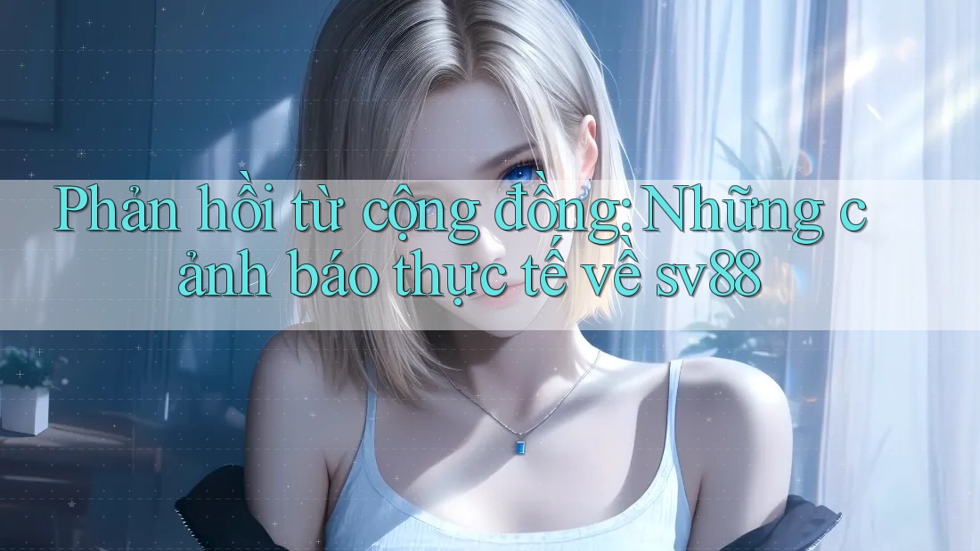 Phản hồi từ cộng đồng: Những cảnh báo thực tế về sv88