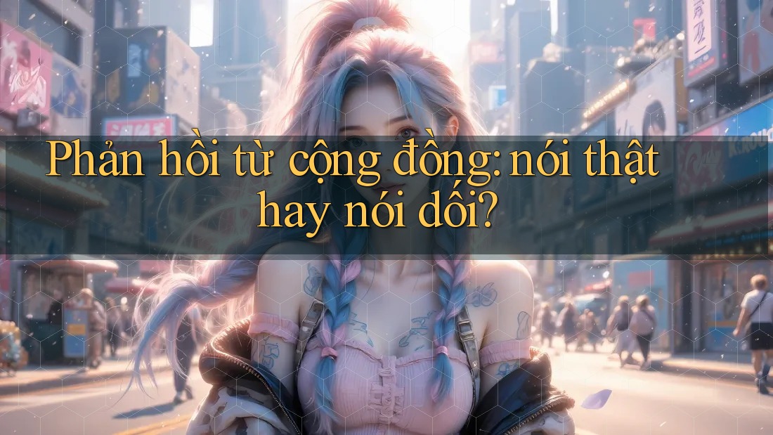 Phản hồi từ cộng đồng: nói thật hay nói dối?