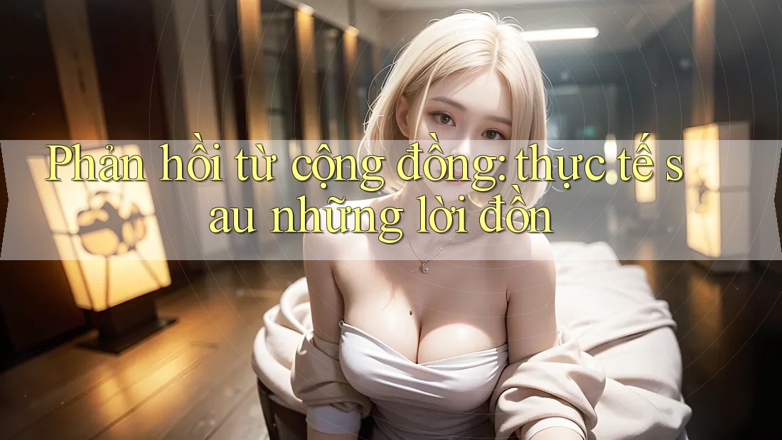 Phản hồi từ cộng đồng: Thực tế sau những lời đồn Phản hồi từ cộng đồng: Thực tế sau những lời đồn