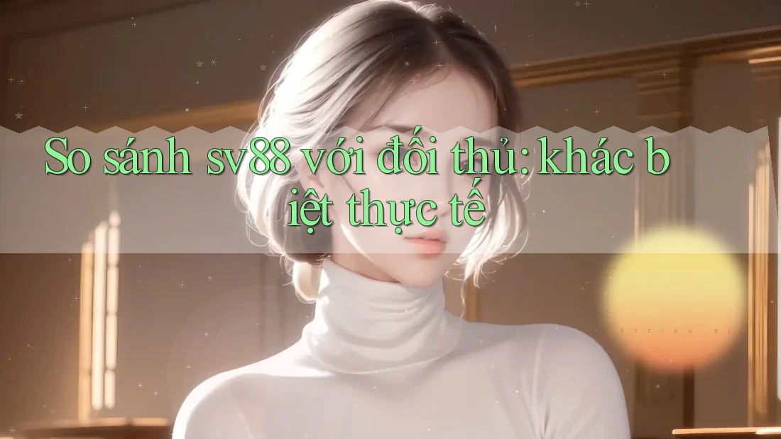 So sánh sv88 với đối thủ: khác biệt thực tế
