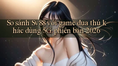 So sánh Sv88 với game đua thú khác dùng 5G phiên bản 2026