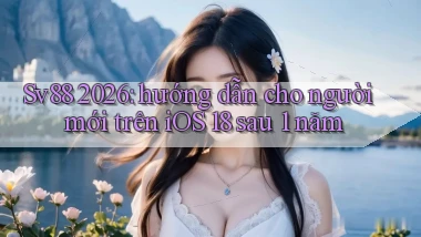 Sv88 2026 hướng dẫn cho người mới trên iOS 18 sau 1 năm