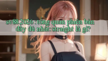 sv88 2026 tổng quan phiên bản đầy đủ nhất straight là gì