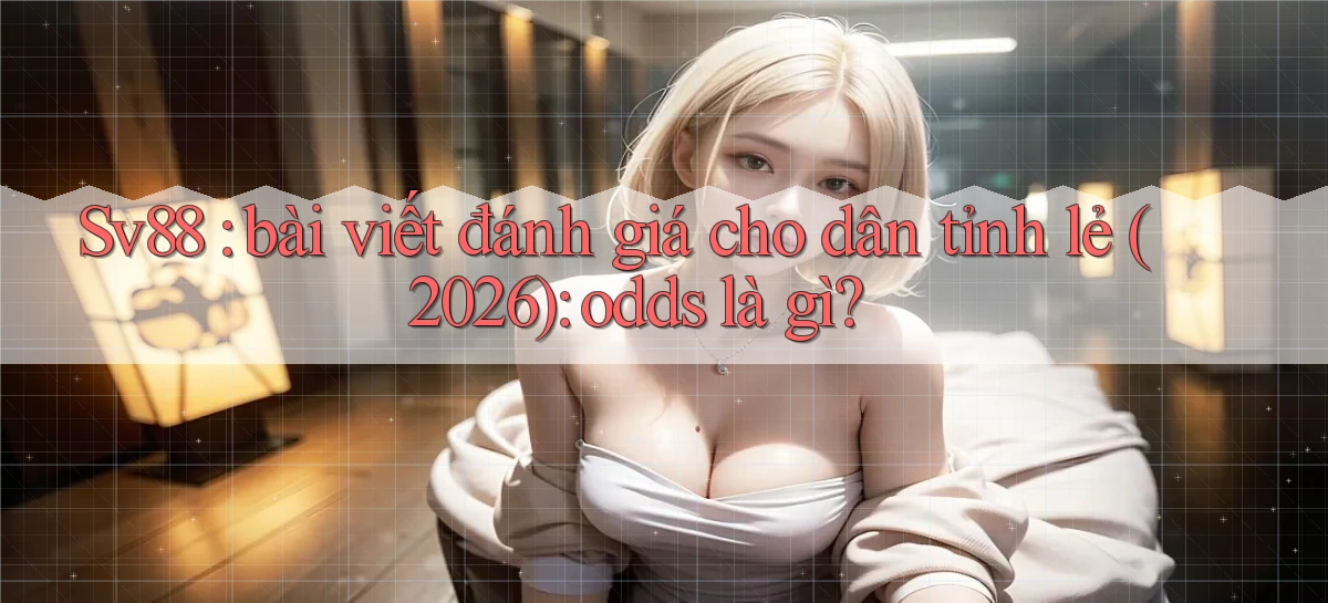 Sv88 bài viết đánh giá cho dân tỉnh lẻ (2026) odds là gì