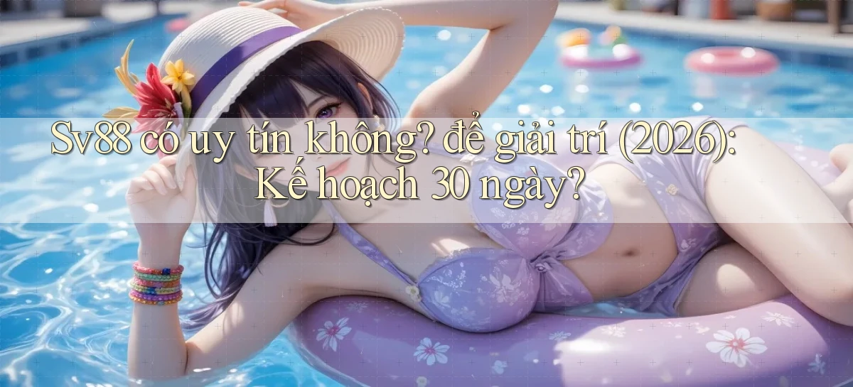 Sv88 có uy tín không để giải trí (2026) kế hoạch 30 ngày