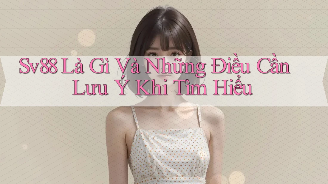 Sv88 Là Gì Và Những Điều Cần Lưu Ý Khi Tìm Hiểu Sv88 Là Gì Và Những Điều Cần Lưu Ý Khi Tìm Hiểu