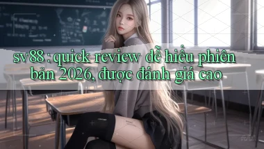 sv88 quick review dễ hiểu phiên bản 2026, được đánh giá cao