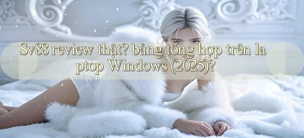 Sv88 review thật bảng tổng hợp trên laptop Windows (2025)