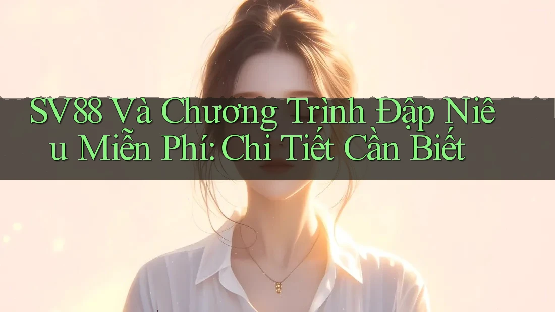 SV88 Và Chương Trình Đập Niêu Miễn Phí: Chi Tiết Cần Biết