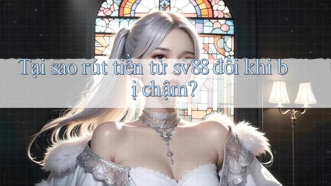 Tại sao rút tiền từ sv88 đôi khi bị chậm?