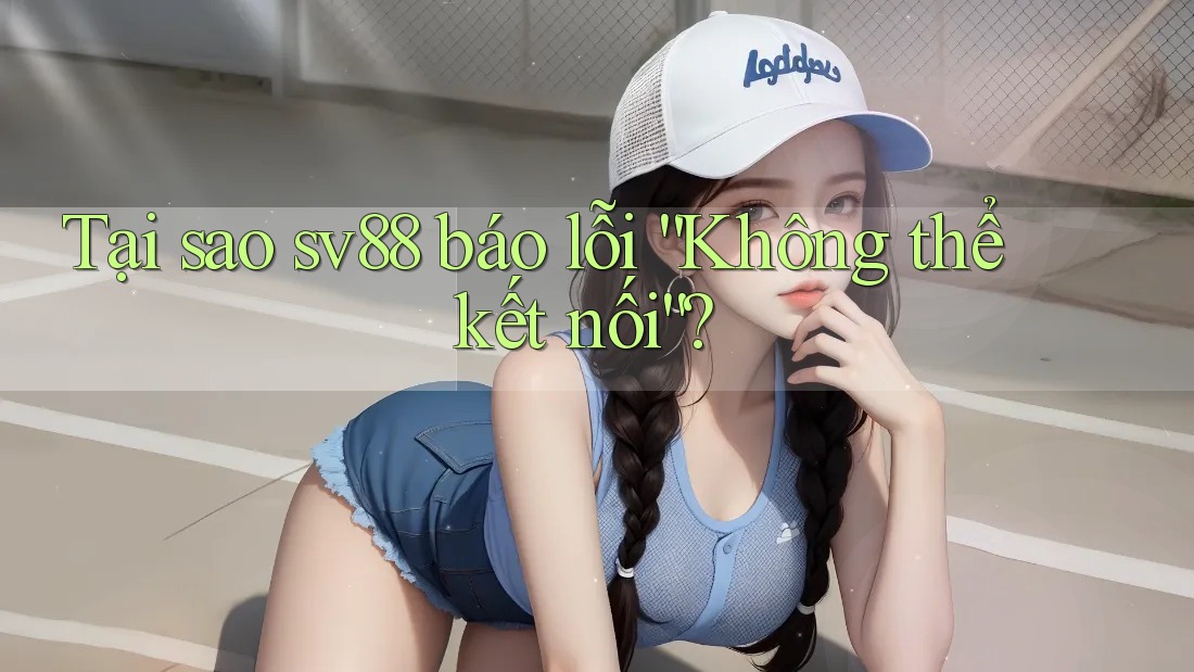 Tại sao sv88 báo lỗi “Không thể kết nối”?
