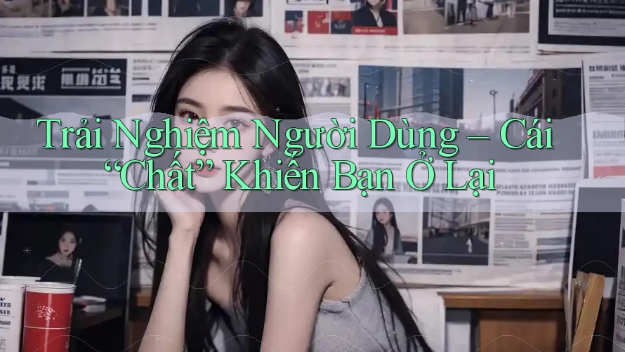 Trải Nghiệm Người Dùng – Cái “Chất” Khiến Bạn Ở Lại Trải Nghiệm Người Dùng – Cái “Chất” Khiến Bạn Ở Lại