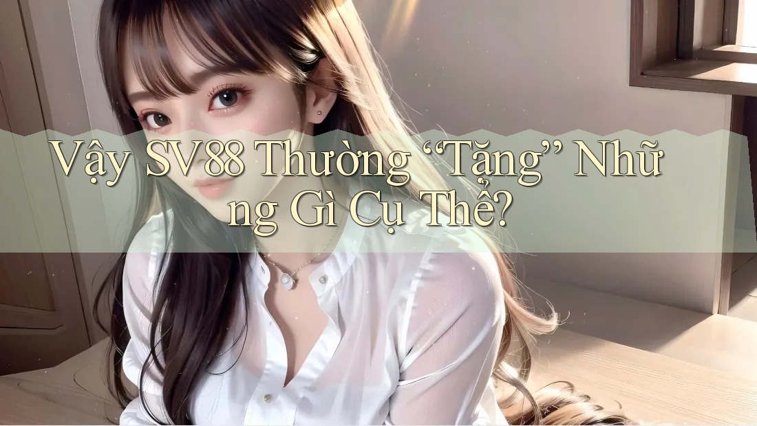 Vậy SV88 Thường “Tặng” Những Gì Cụ Thể? Vậy SV88 Thường “Tặng” Những Gì Cụ Thể?