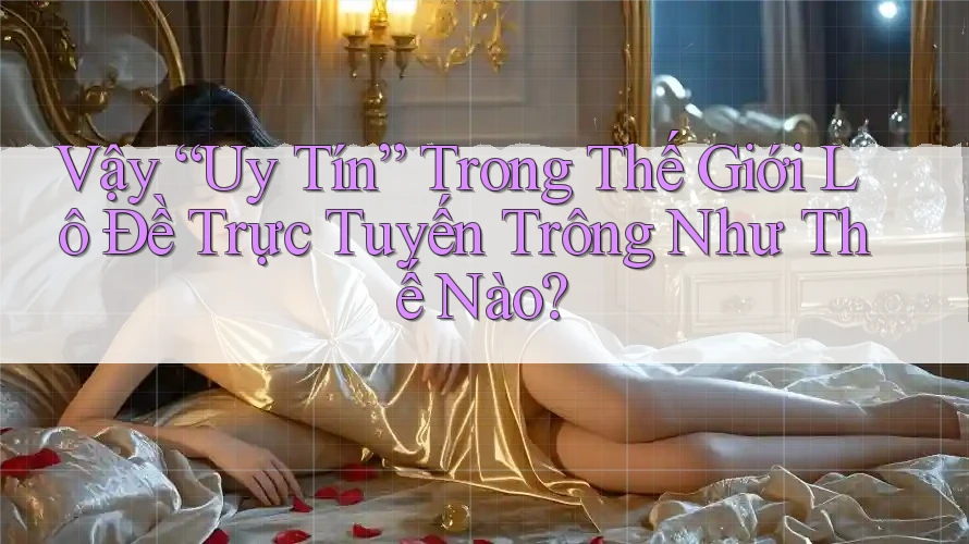 Vậy “Uy Tín” Trong Thế Giới Lô Đề Trực Tuyến Trông Như Thế Nào?