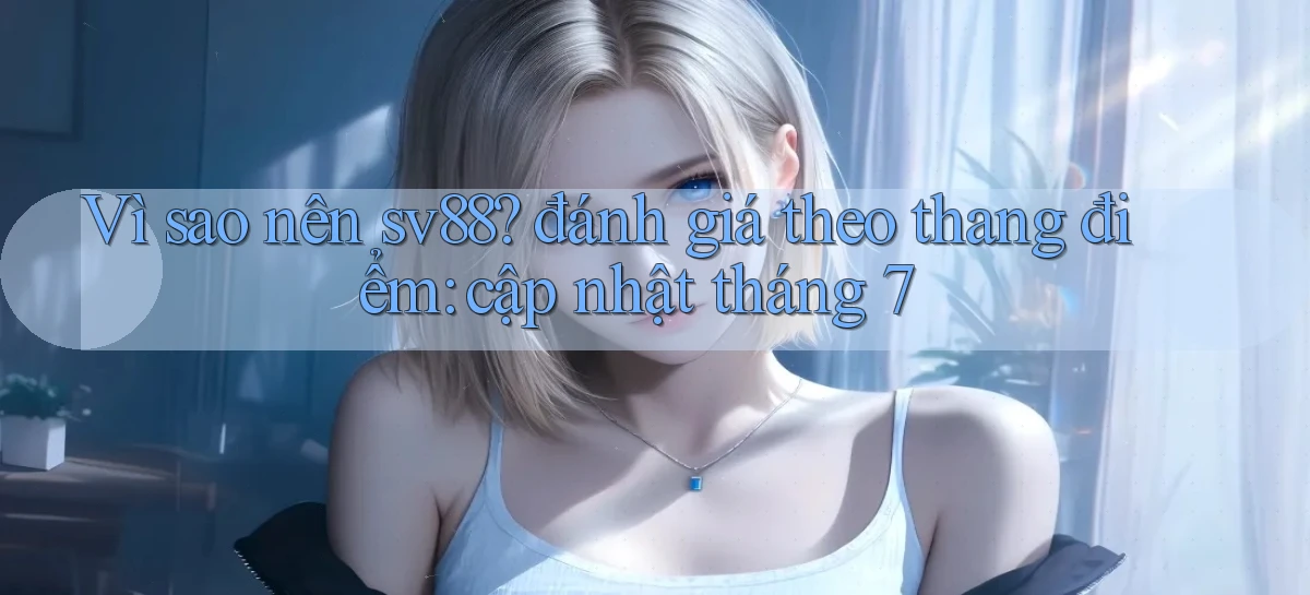 Vì sao nên sv88 đánh giá theo thang điểm cập nhật tháng 7